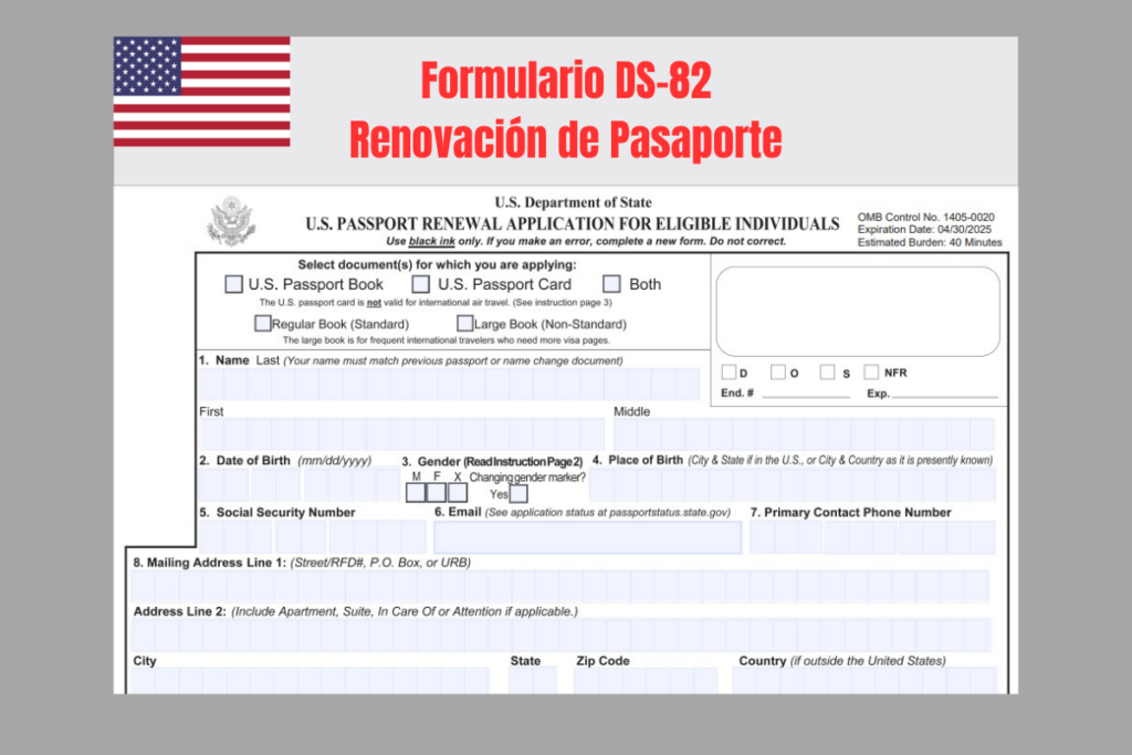 Formulario DS-82: ¿Qué es y como diligenciarlo? 2024