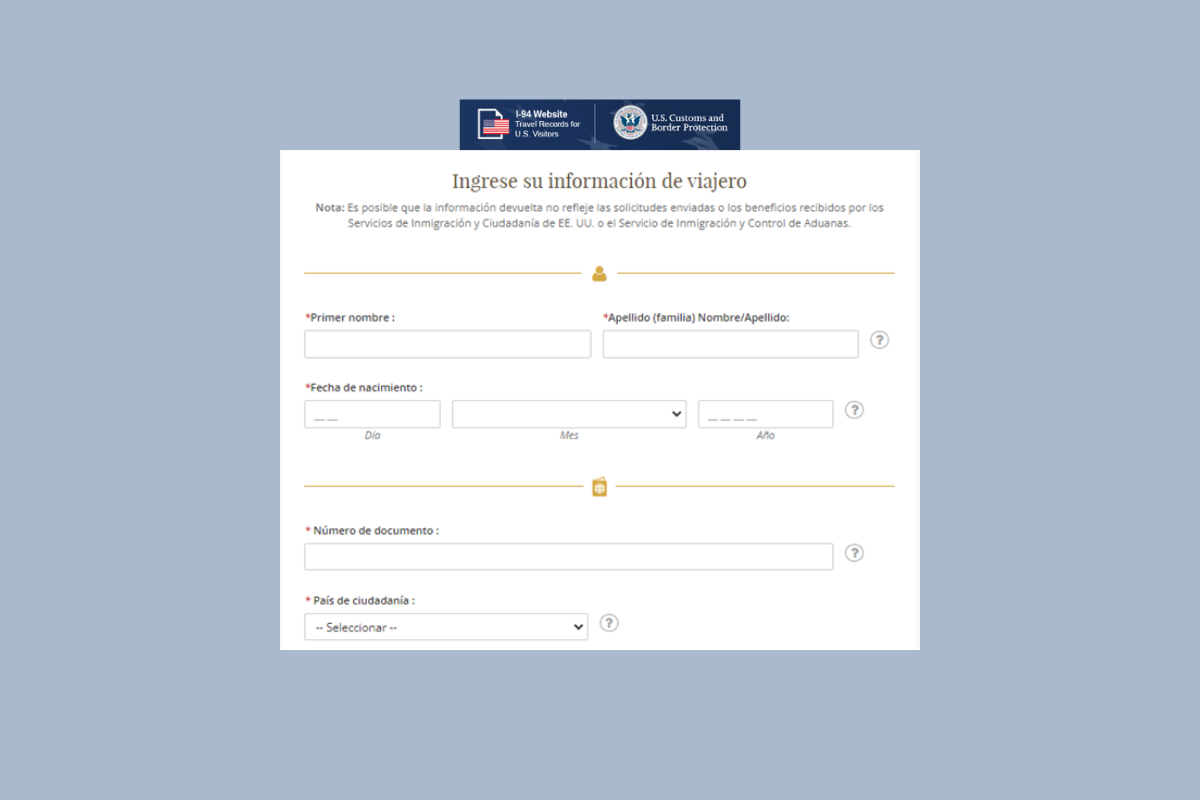 Formulario I-94 Toda la información que debes conocer-1